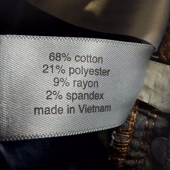 Lane Bryant Womens Size 18 37x30 Flex Magic Waist Mid Rise Straight Denim Jeans - Picture 15 of 15